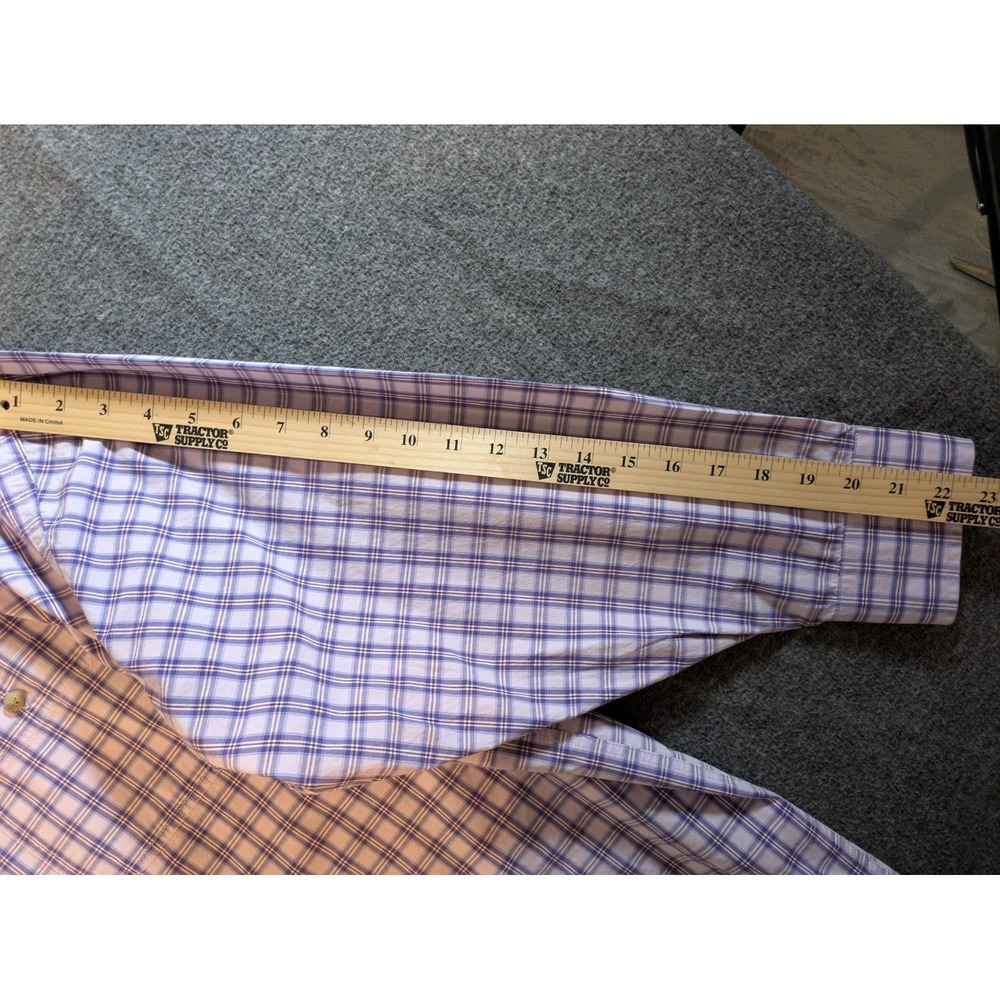 Wrangler‎ Shirts Men 3XL George Strait Cowboy Cut Plaid Button Down Lot of 2 - Picture 15 of 16